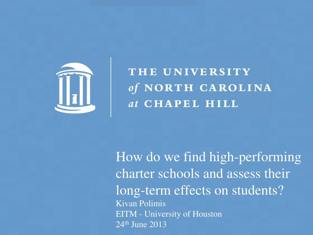 how do we find high performing charter schools