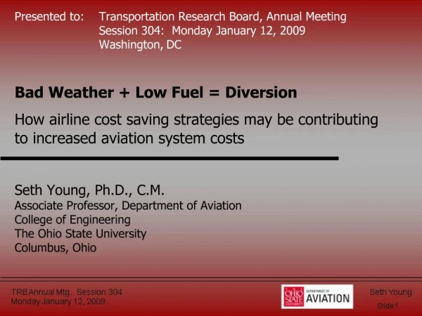 Bad Weather Low Fuel Diversion How airline cost saving strategies may be contributing to increased aviation system cos