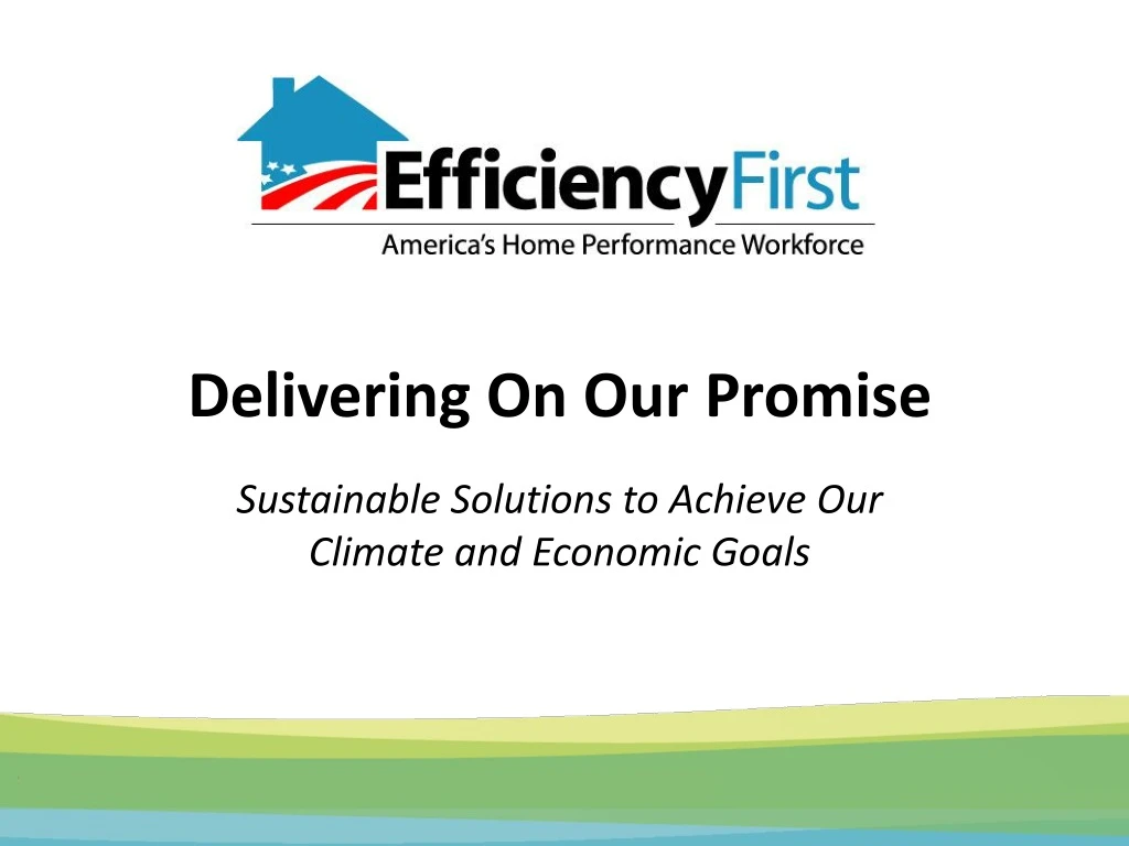 delivering on our promise sustainable solutions to achieve our climate and economic goals