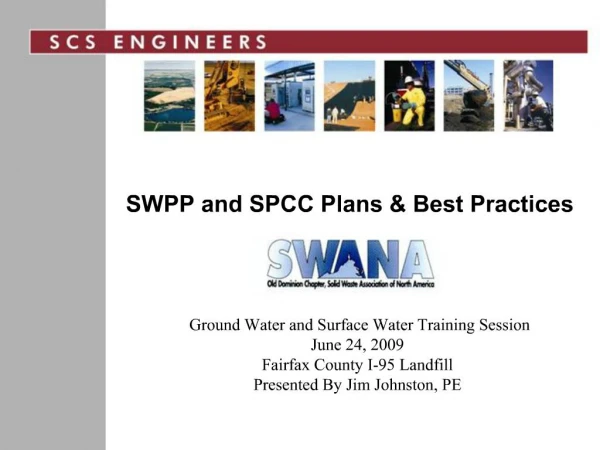 SWPP and SPCC Plans Best Practices