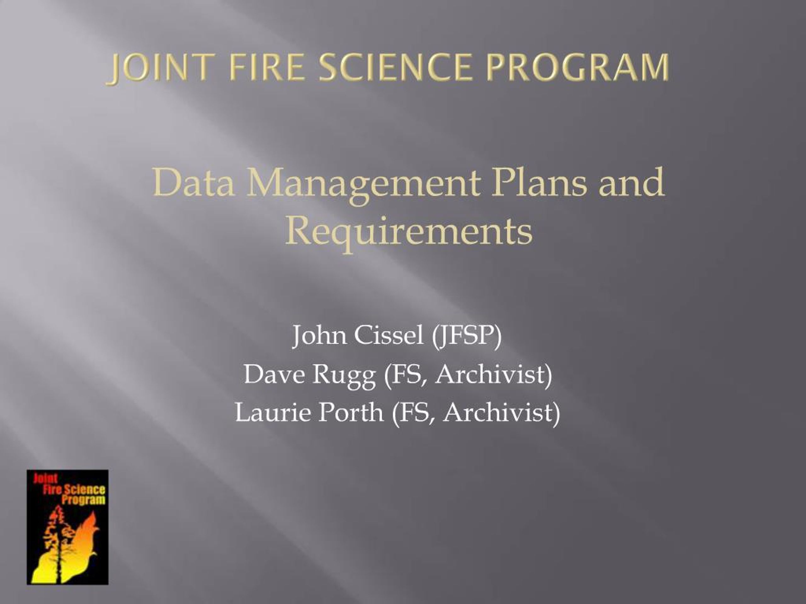 PPT - Joint Fire Science Program PowerPoint Presentation, free download ...