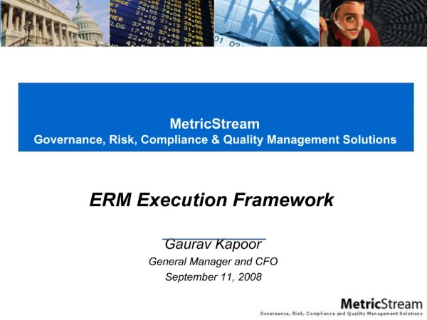 MetricStream Governance, Risk, Compliance Quality Management Solutions