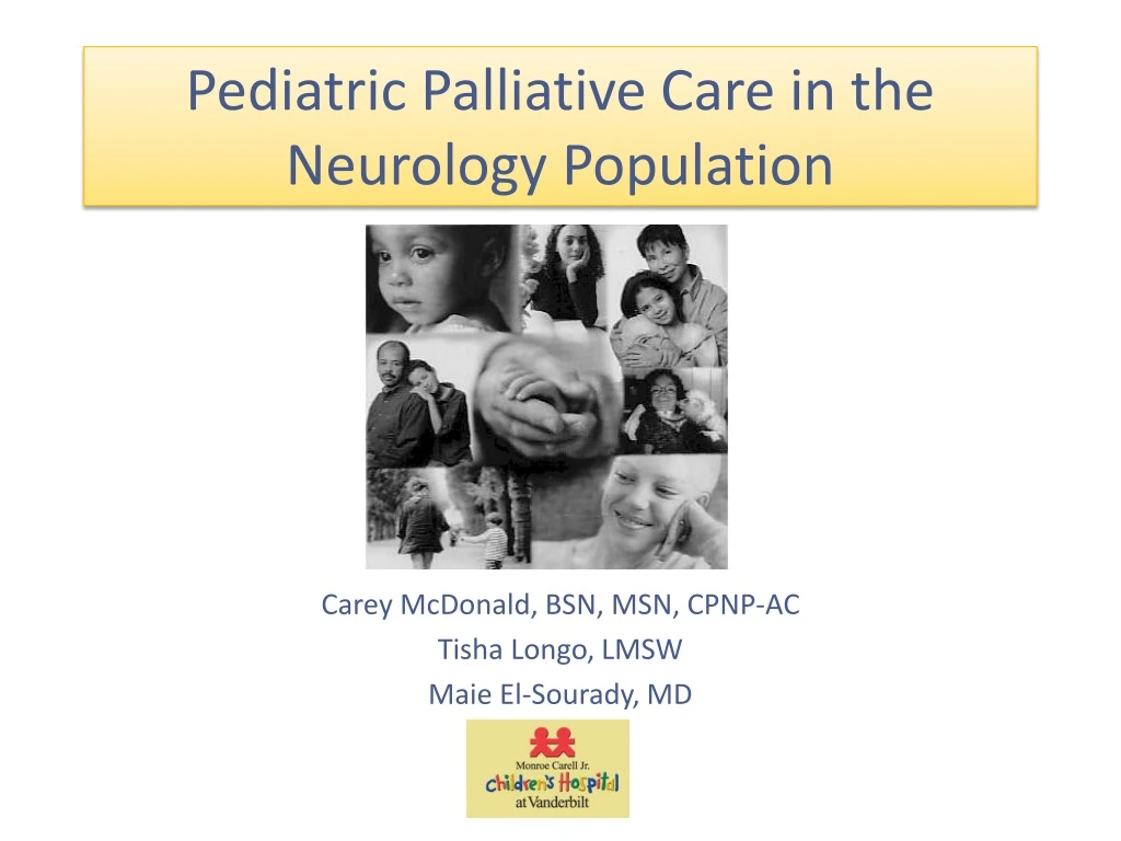 pediatric palliative care in the neurology population