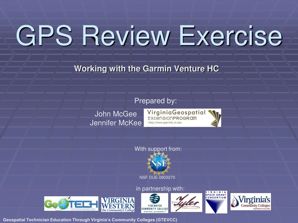 gps review exercise
