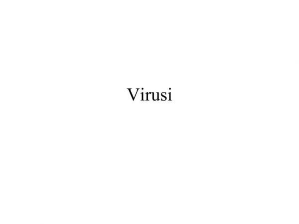 Virusi