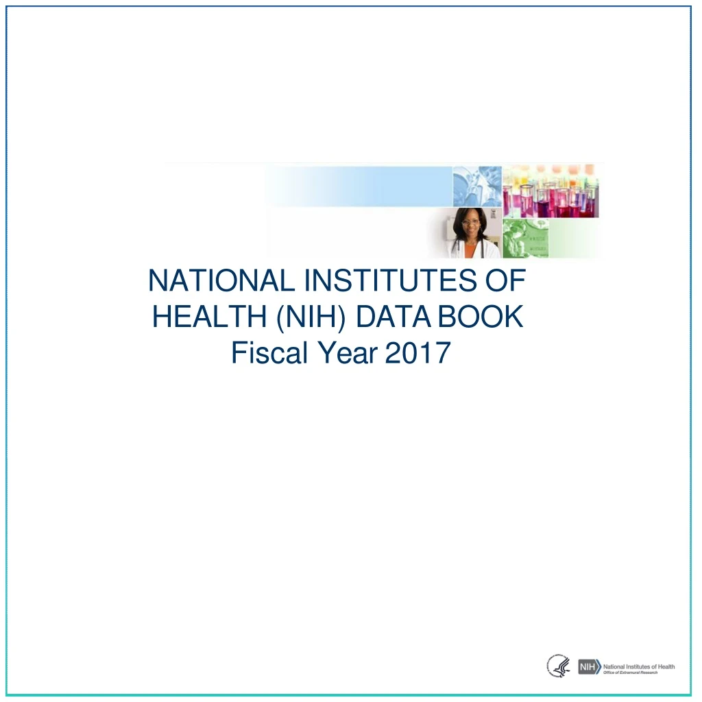 national institutes of health nih data book fiscal year 2017
