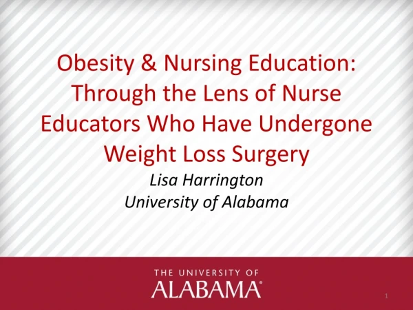 Obesity &amp; Nursing Education: