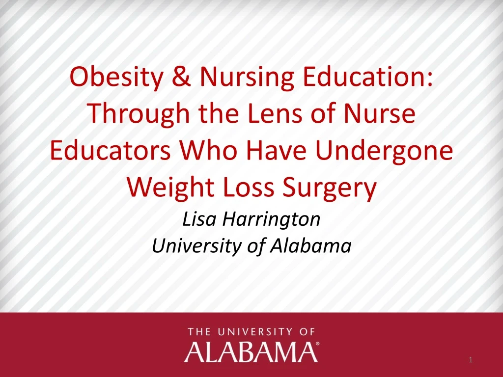 obesity nursing education through the lens