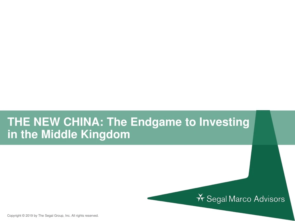 the new china the endgame to investing in the middle kingdom