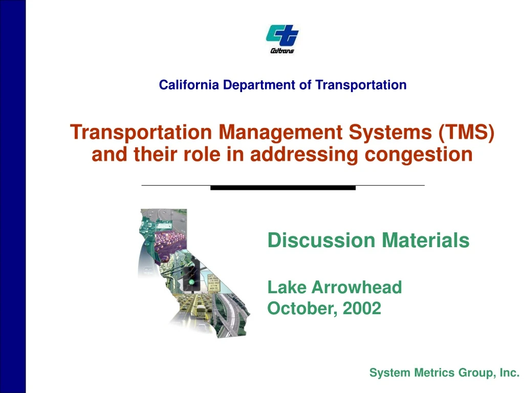 california department of transportation