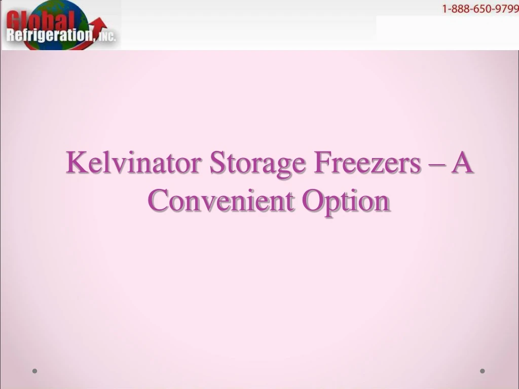 kelvinator storage freezers a convenient option