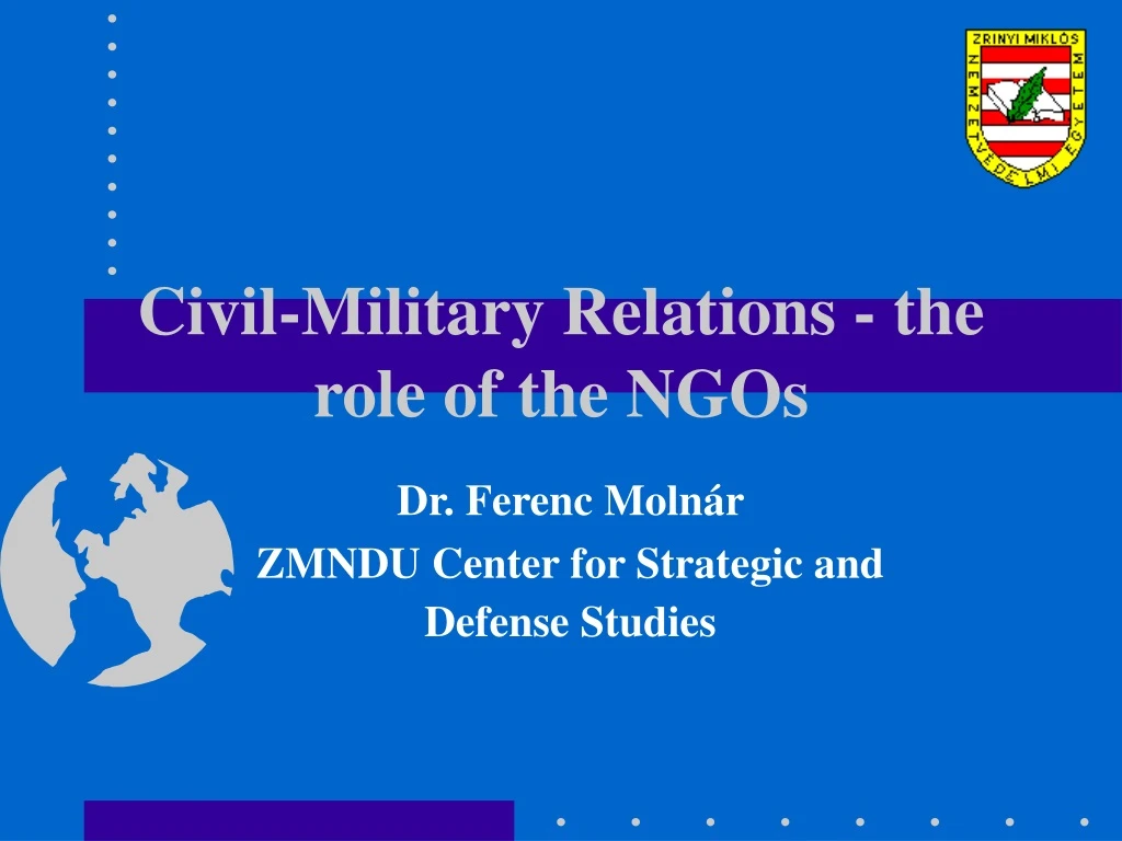 civil military relations the role of the ngos