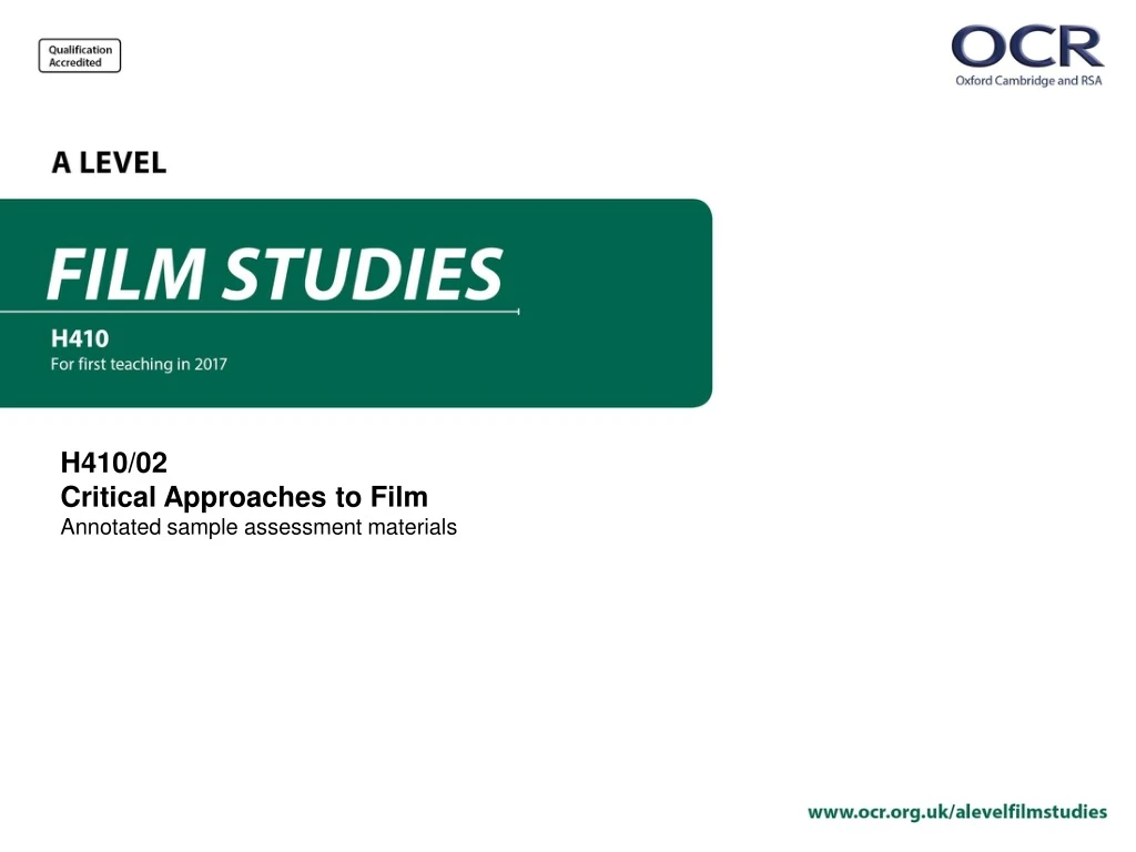 h410 02 critical approaches to film annotated