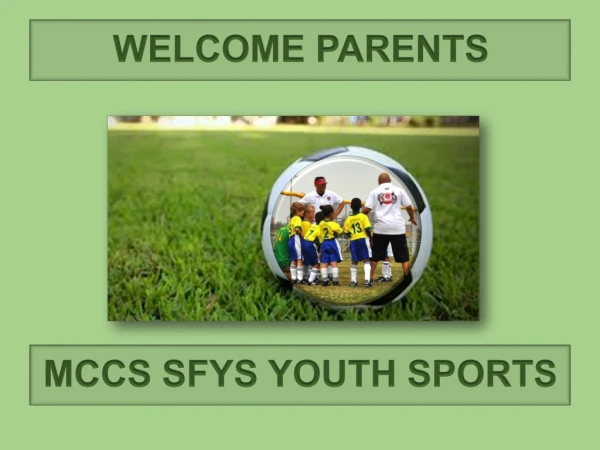 MCCS SFYS YOUTH SPORTS