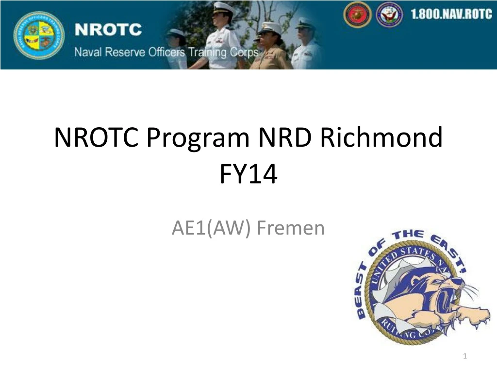 nrotc program nrd richmond fy14