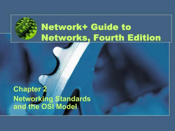 Network Guide to Networks, Fourth Edition