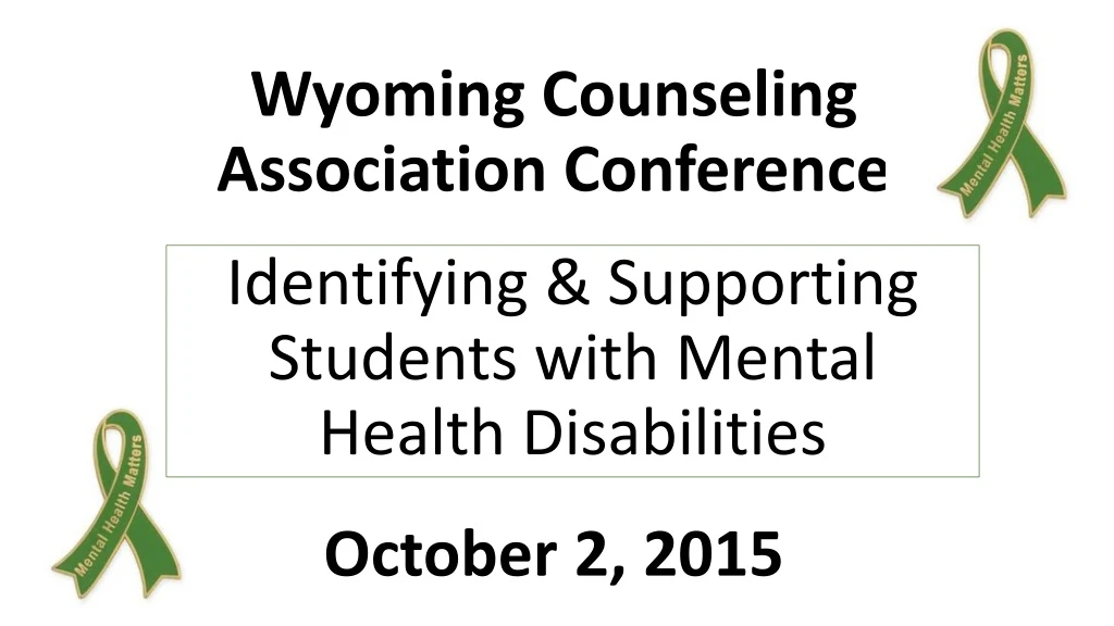 wyoming counseling association conference