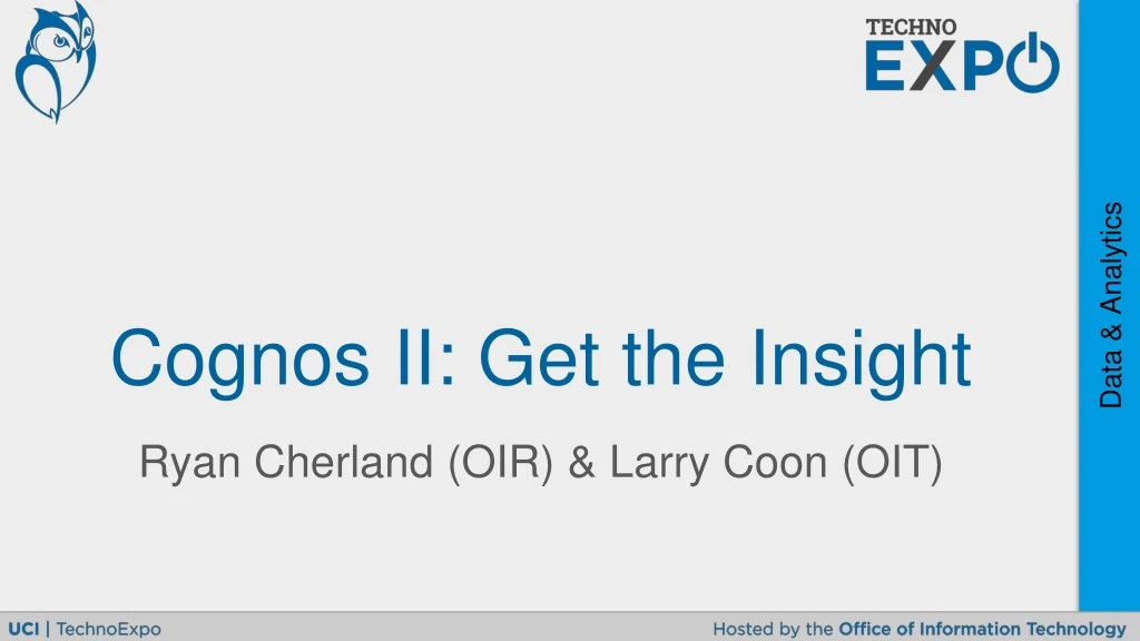 cognos ii get the insight