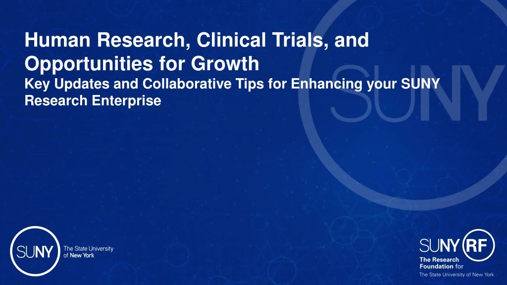 human research clinical trials and opportunities