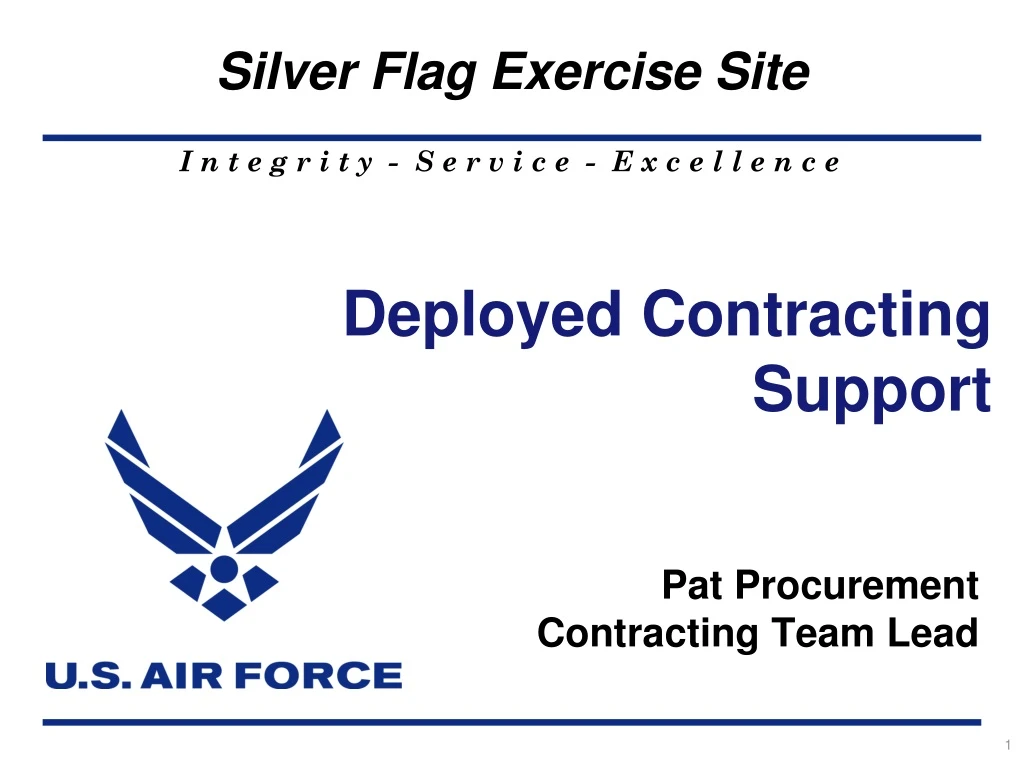 deployed contracting support