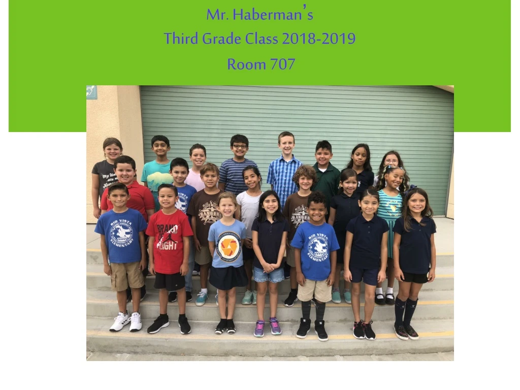 mr haberman s third grade class 2018 2019 room 707