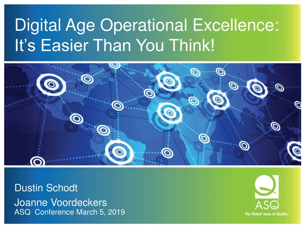digital age operational excellence it s easier than you think