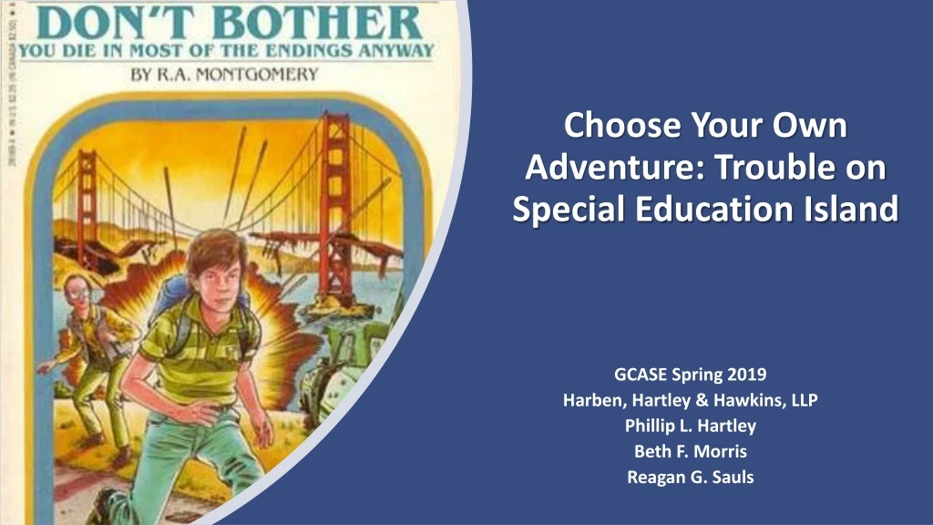 choose your own adventure trouble on special education island