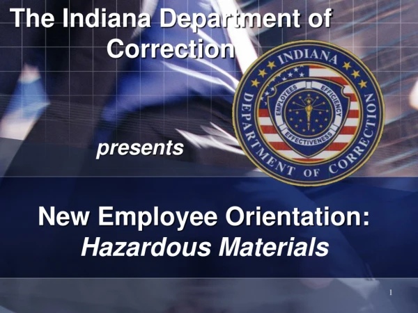 The Indiana Department of Correction