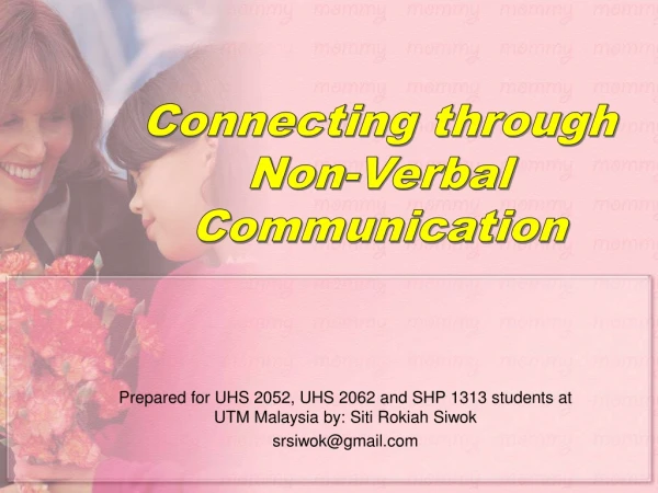 Connecting through Non-Verbal Communication