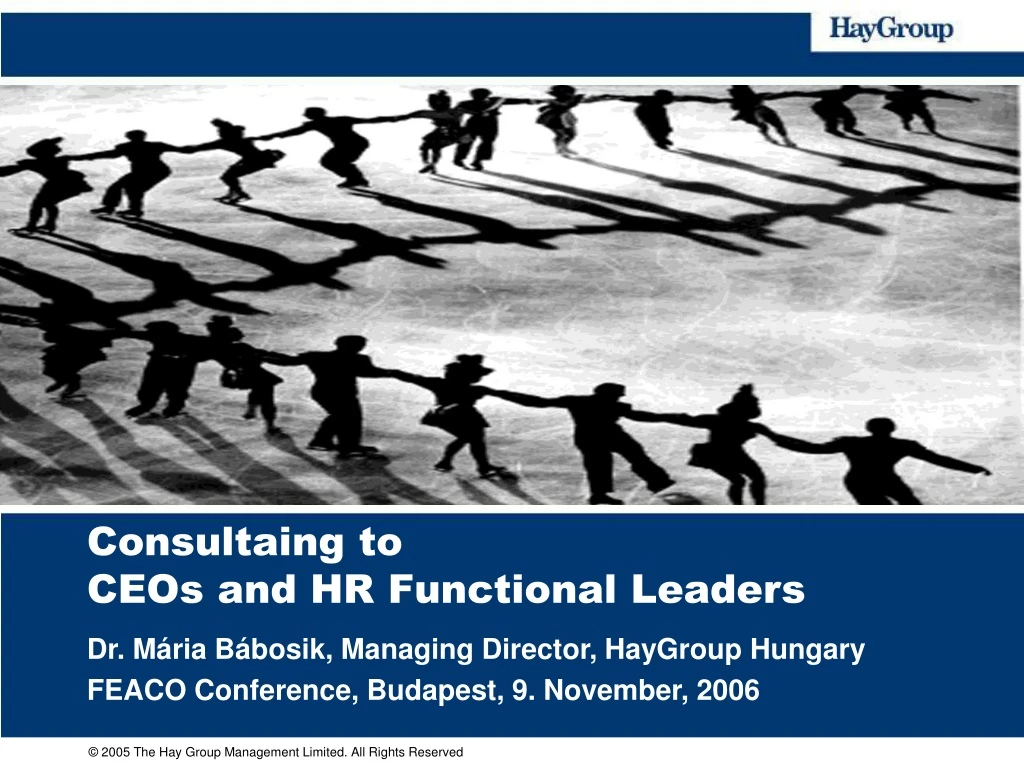 consultaing to ceos and hr functional leaders