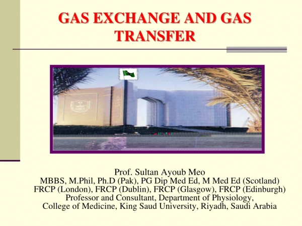 GAS EXCHANGE AND GAS TRANSFER