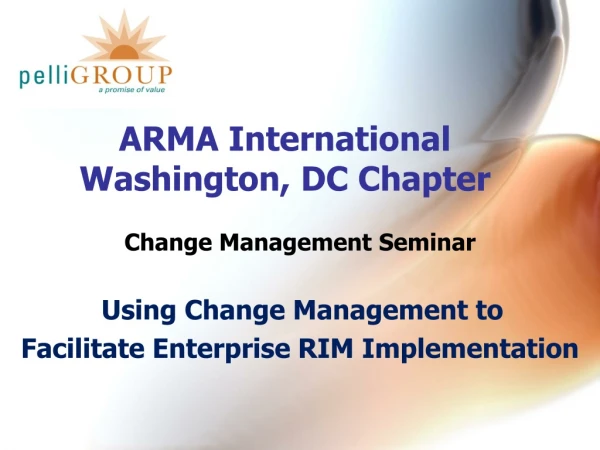 ARMA International Washington, DC Chapter