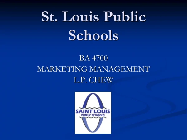 St. Louis Public Schools