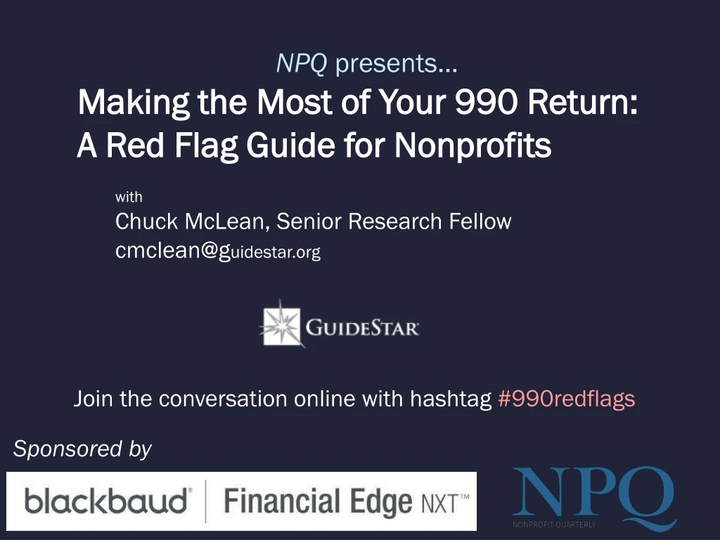 npq presents making the most of your 990 return