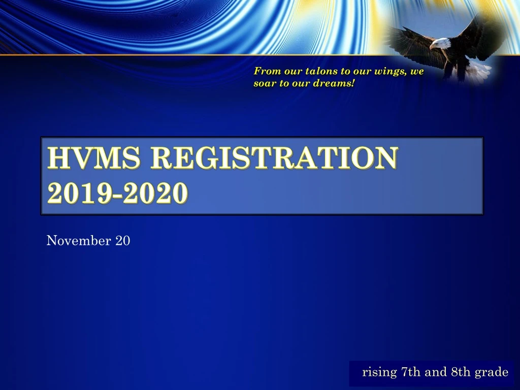 hvms registration 2019 2020