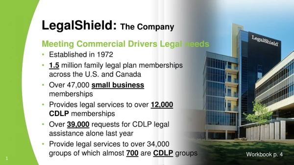 Established in 1972 1.5 million family legal plan memberships across the U.S. and Canada