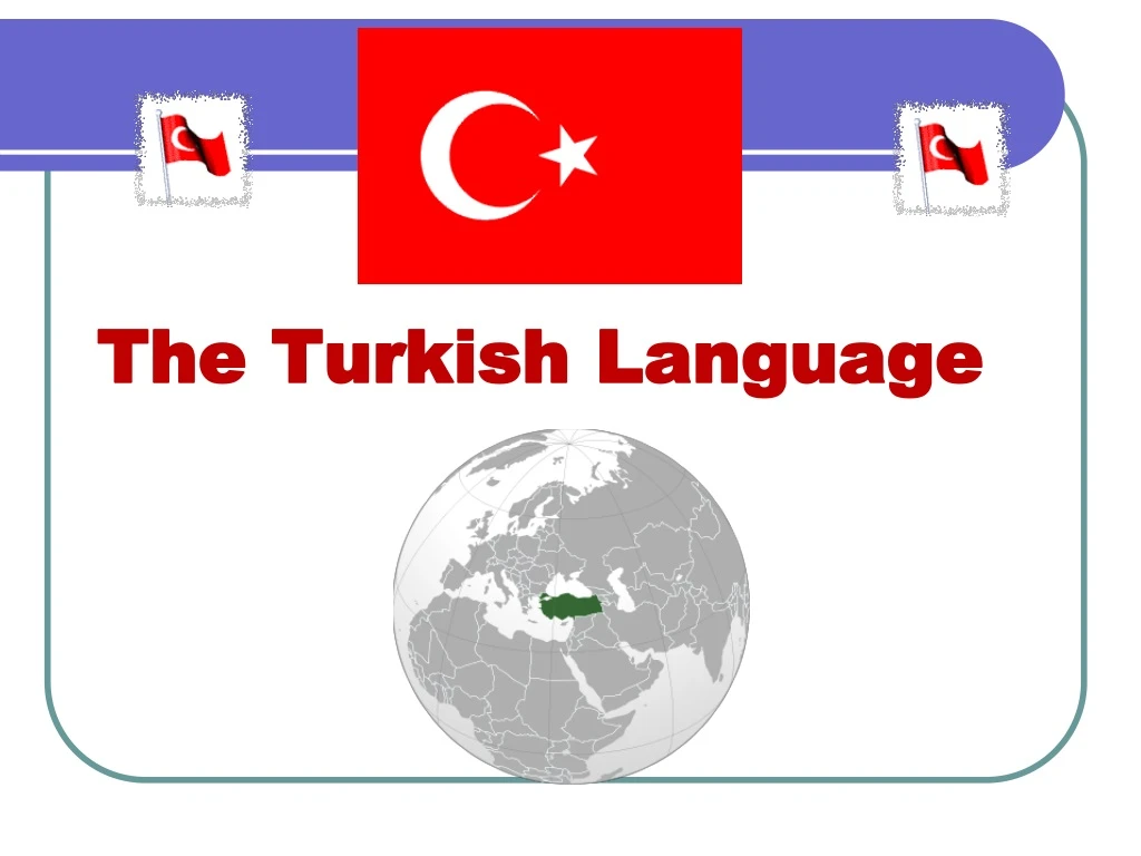 the turkish language