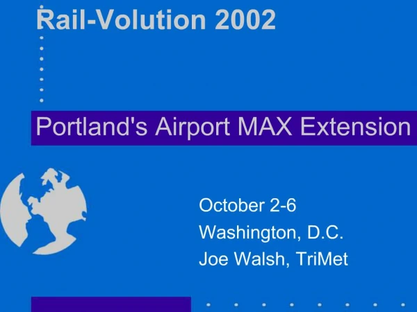 Portlands Airport MAX Extension