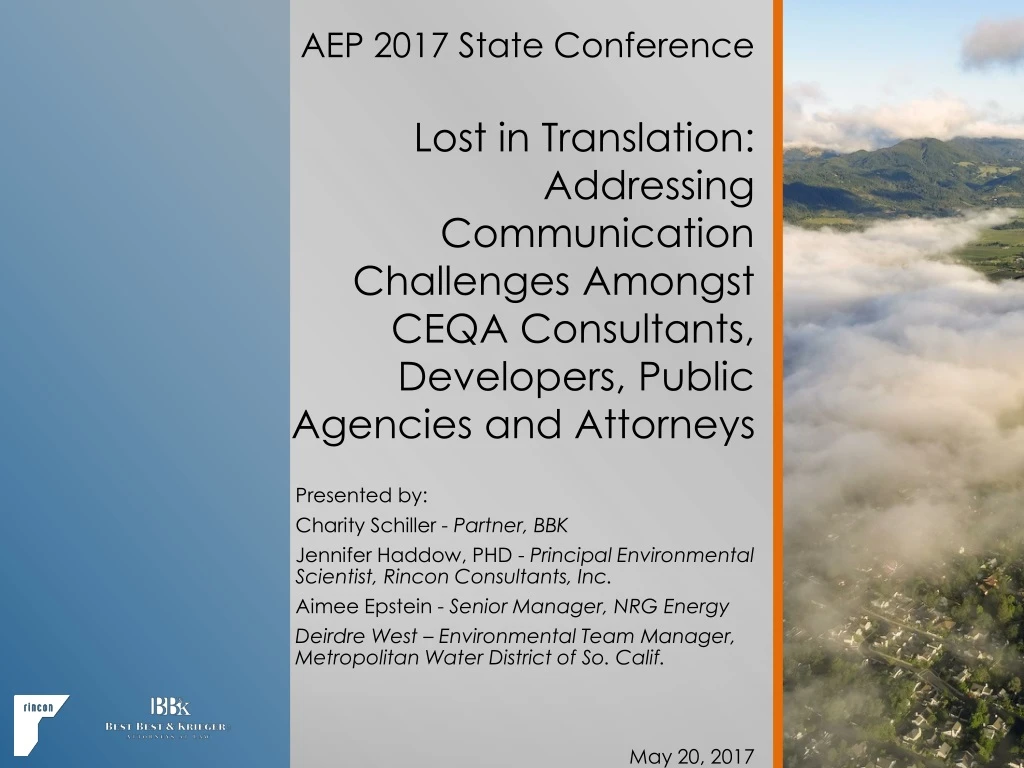 aep 2017 state conference lost in translation