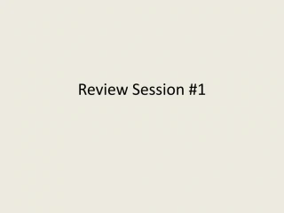 Review Session #1 - slide 1