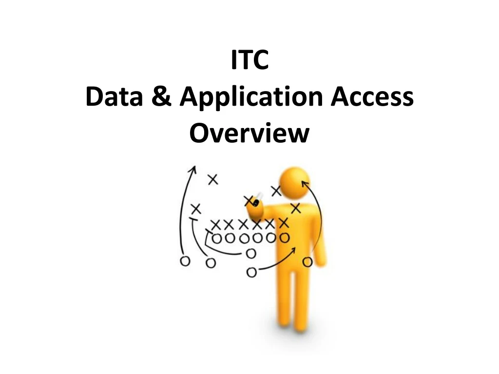 itc data application access overview