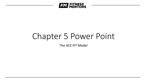 Chapter 5 Power Point