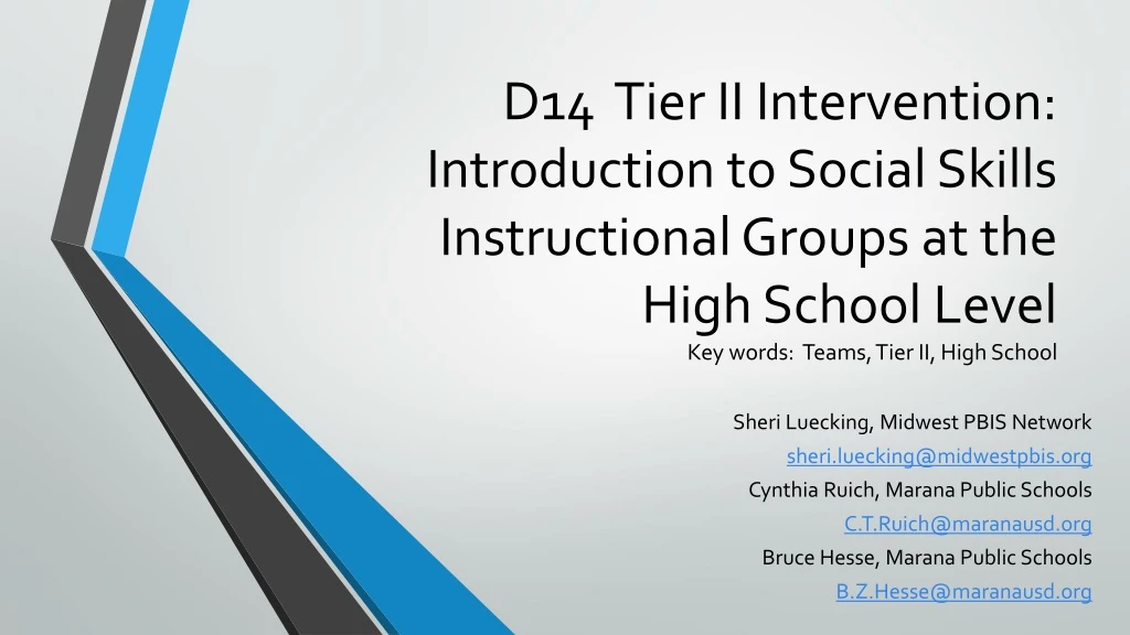d14 tier ii intervention introduction to social