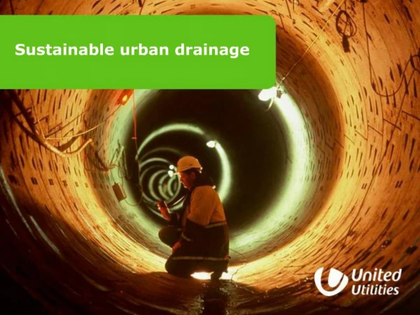 Sustainable urban drainage