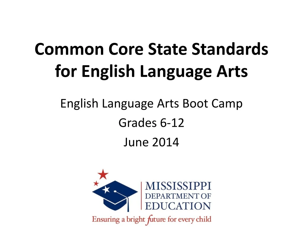 common core state standards for english language arts