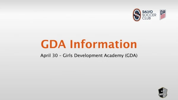 GDA Information