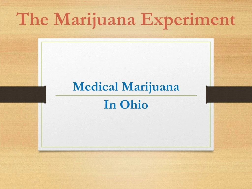 the marijuana experiment