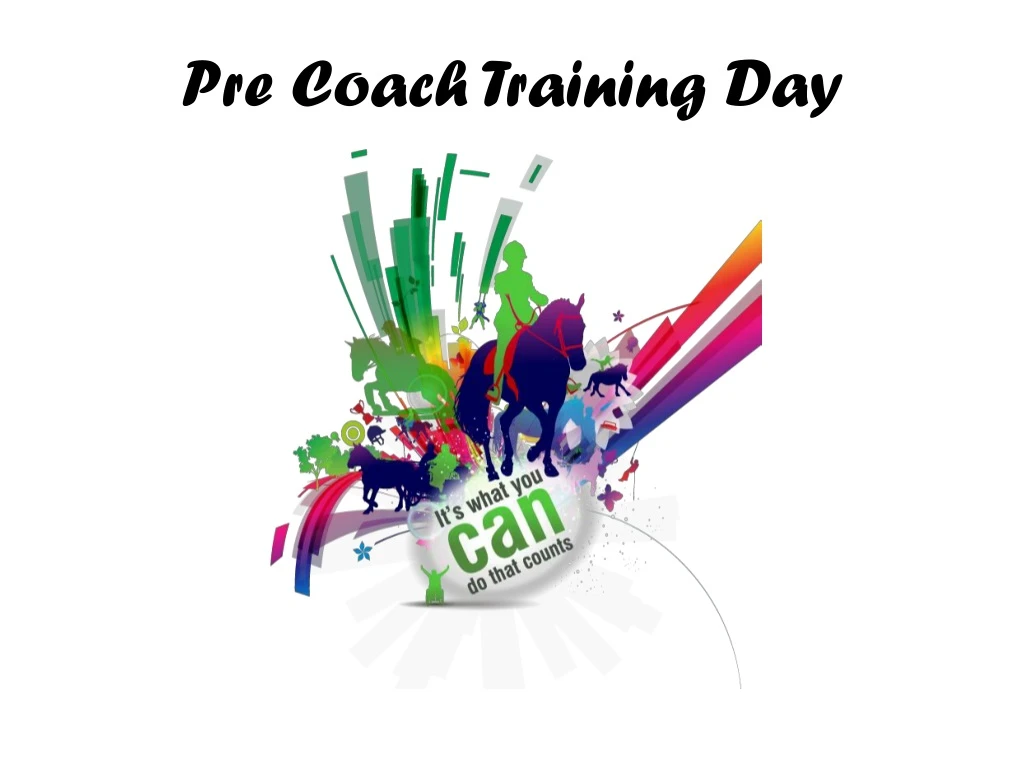 pre coach training day