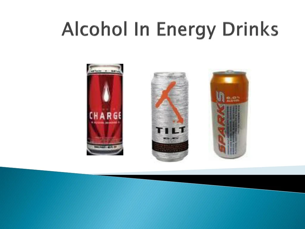 alcohol in energy drinks