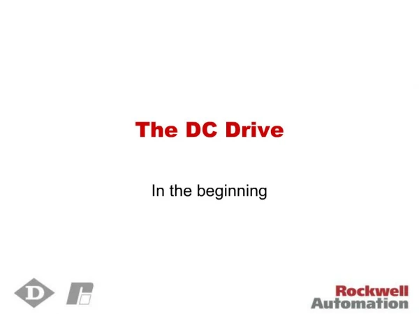 The DC Drive
